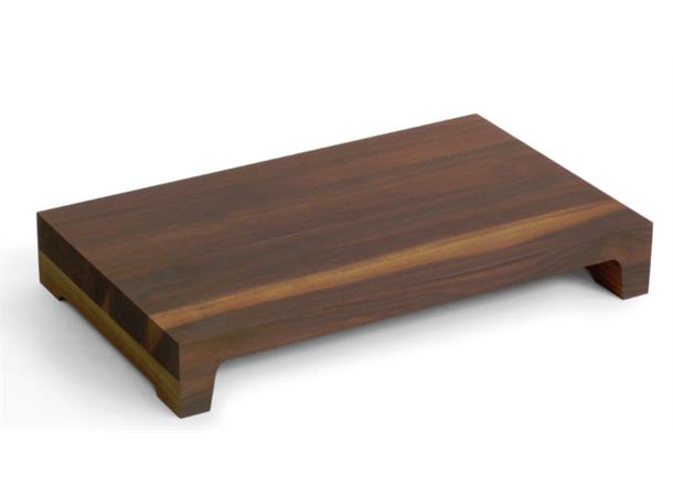 Buffetblokk M 530x325x115mm Valnøtt Heltre - Næringsmiddelgodkjent